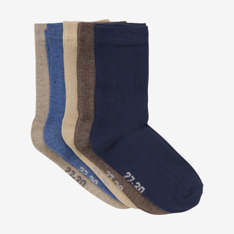 Minymo - Sokker (5-pack) - Dark Navy