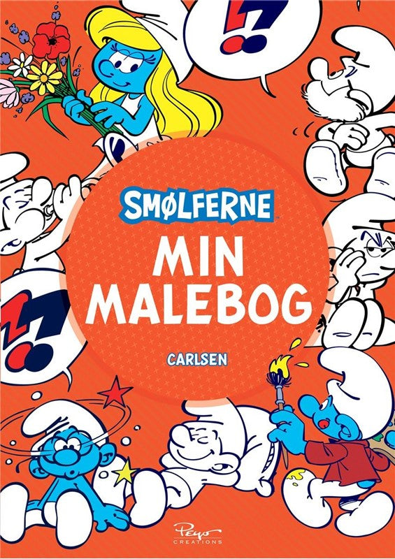 Forlaget Carlsen: Smølferne, Min Malebog