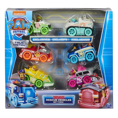 Paw Patrol Neon Rescue Vehicles