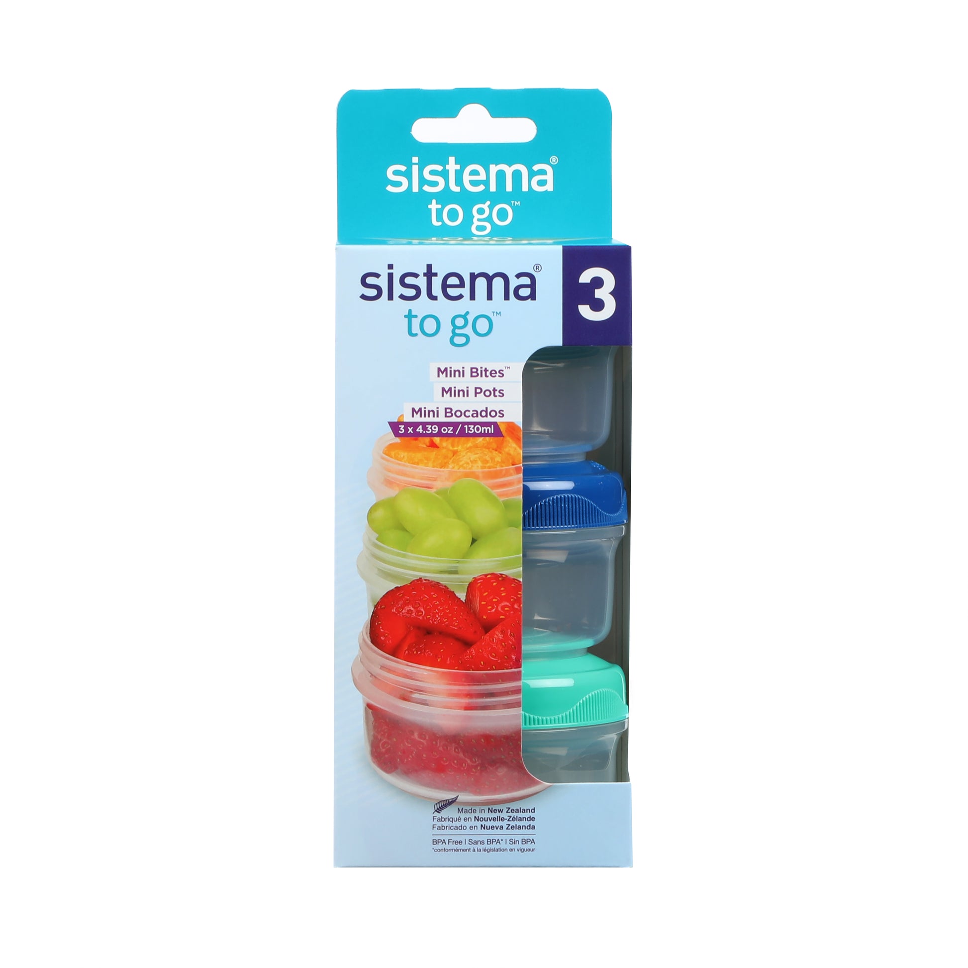 Mini Bites 3 pack To Go 130ml