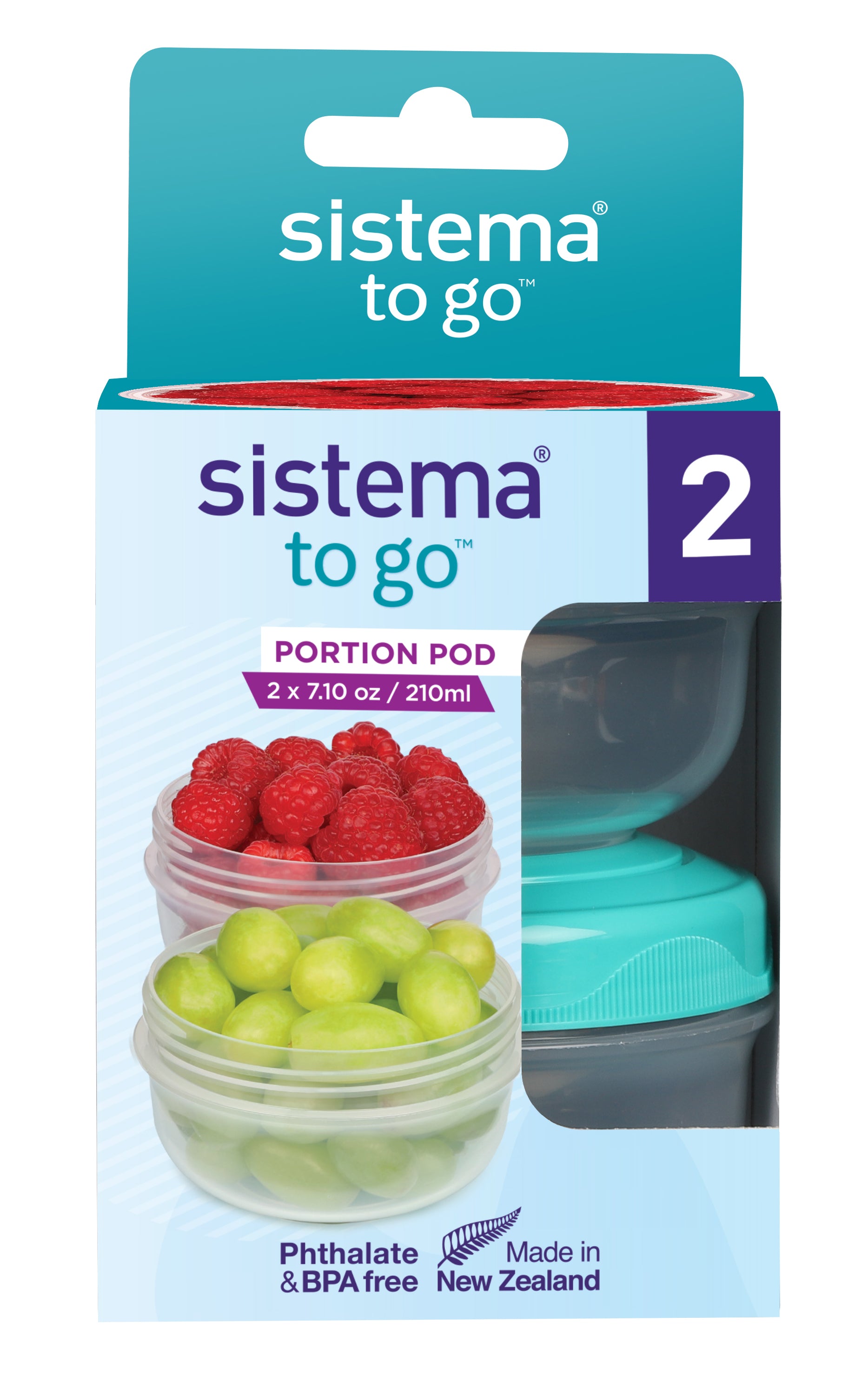 Portion Pod 2Ppack 210ml