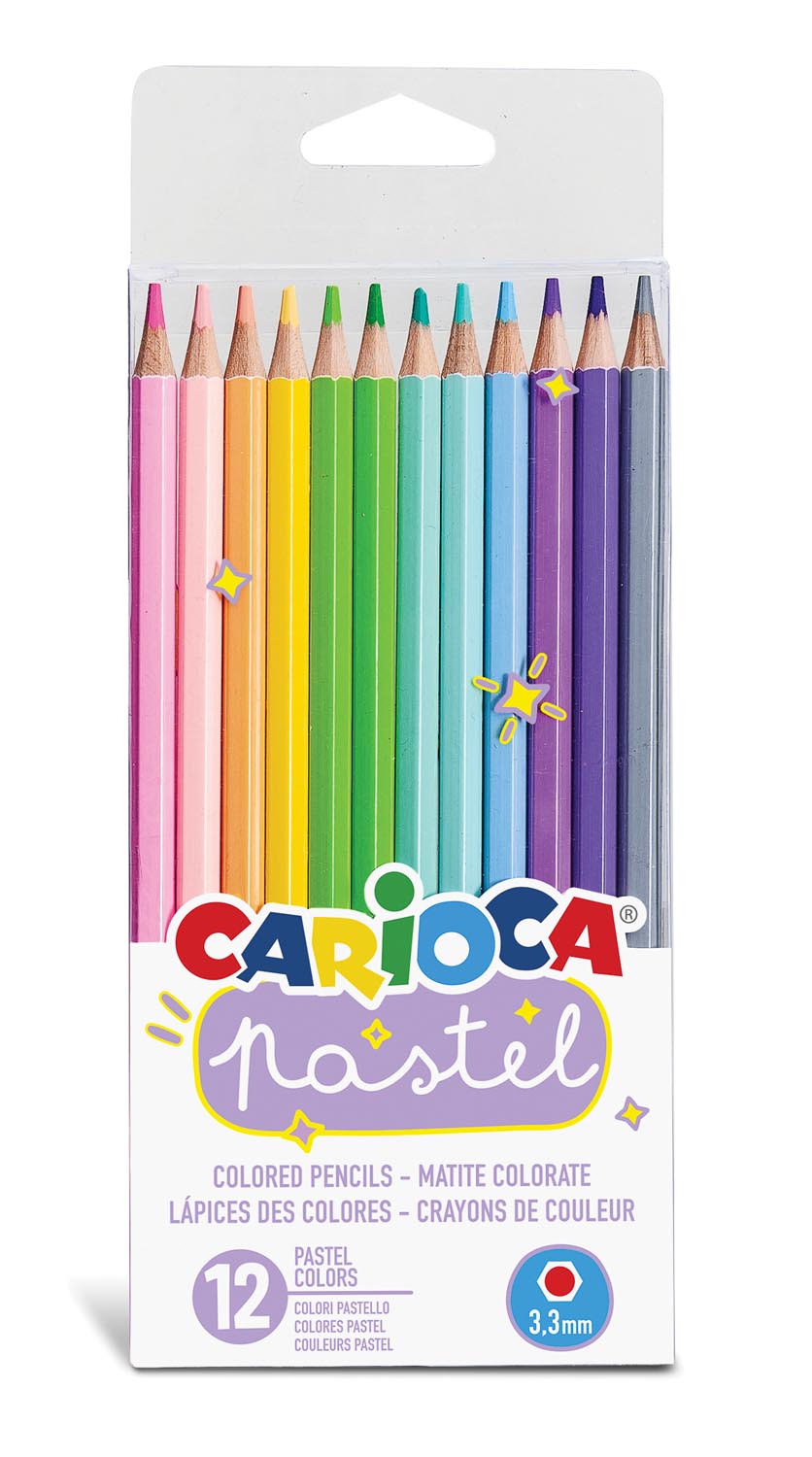 CARIOCA 12-Pak PASTEL BLYANT