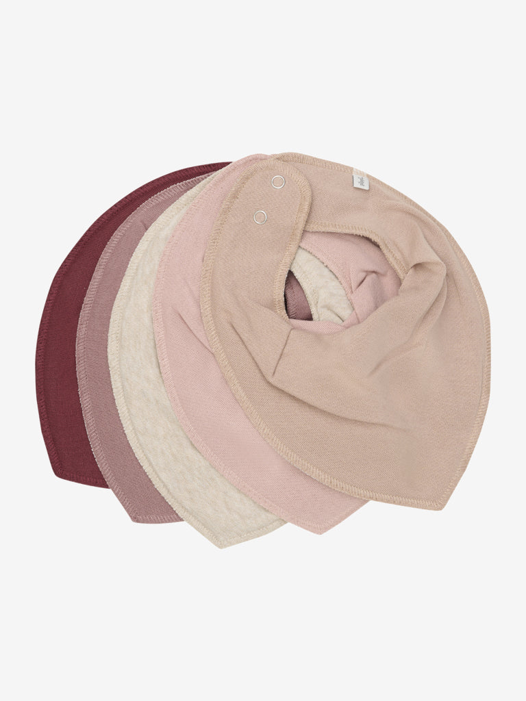 Pippi - Bandana Bib - solid (5-pack) - Savlesmæke