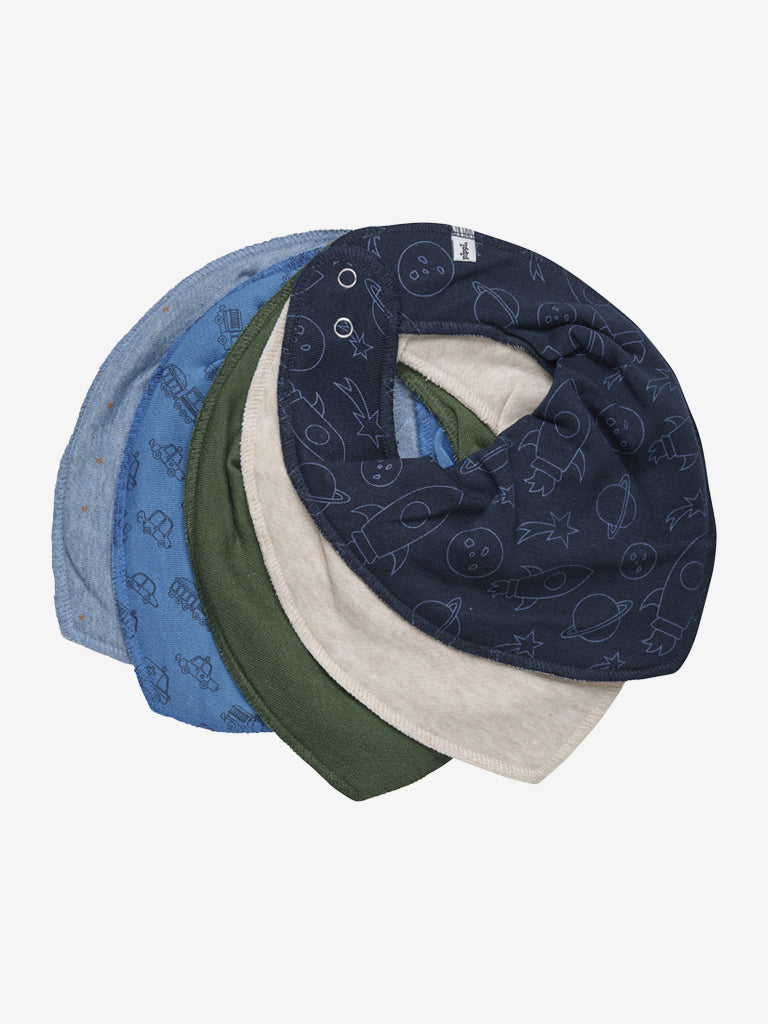 Pippi Bandana Bib (5-pack) - Savlesmæk