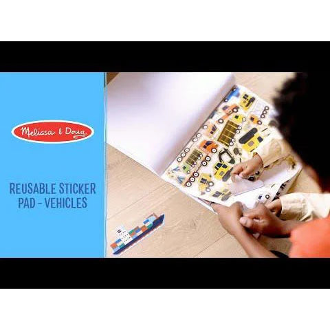 Reusable Stickers Pad Vehicles