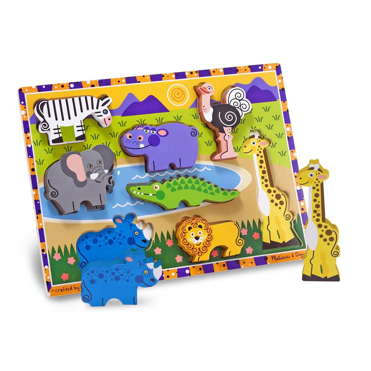 Wooden Chunky Puzzle Safari