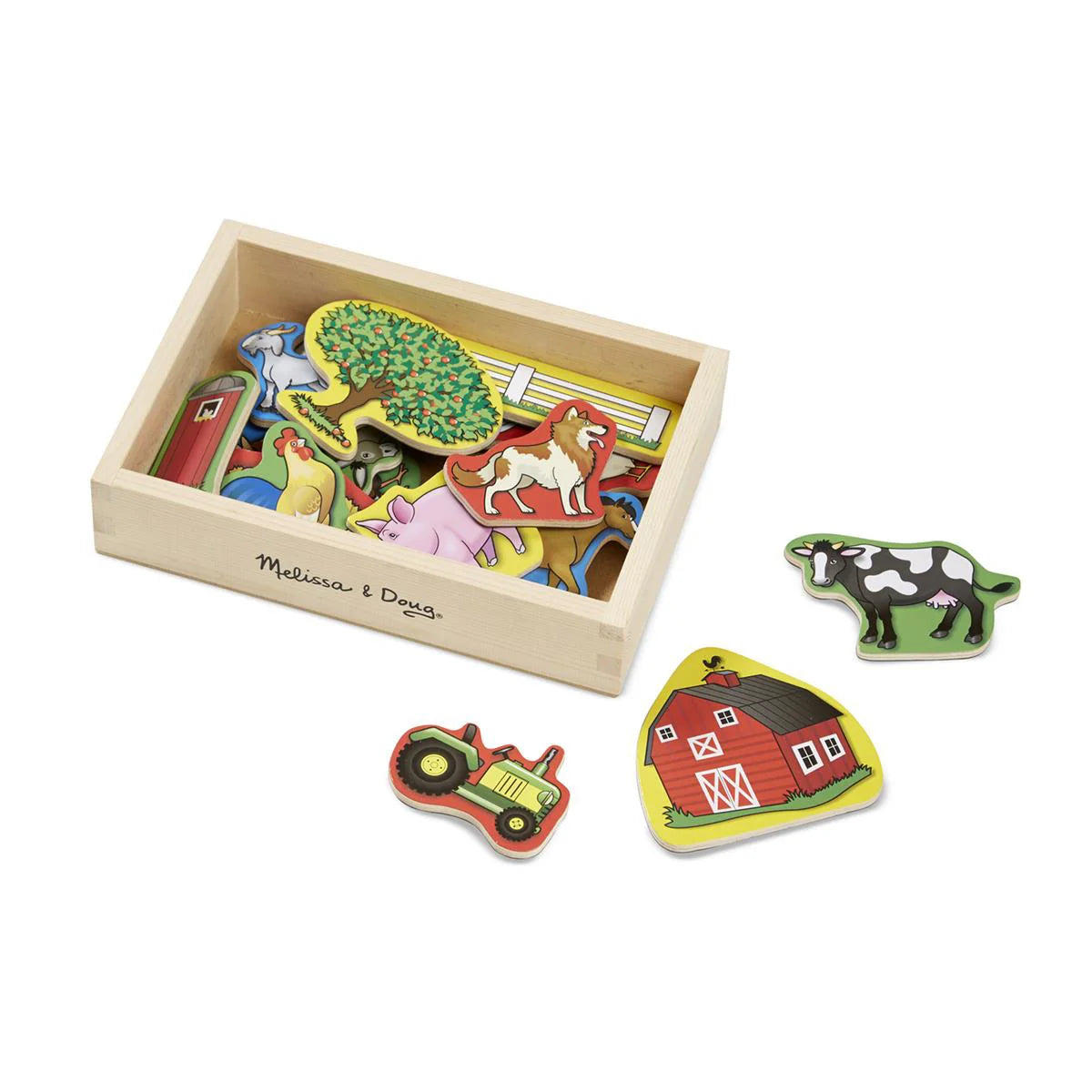 Wooden Magnets Farm