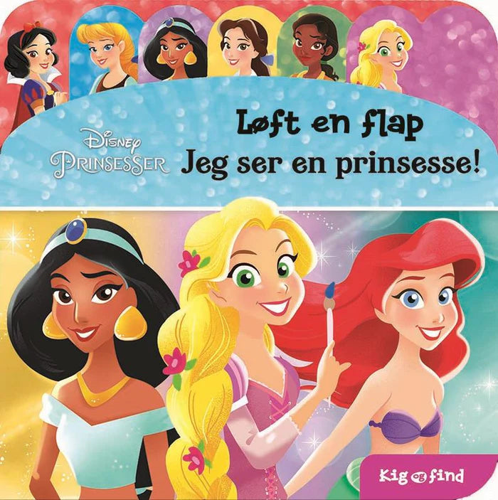 Alvilda: Disney Prinsesser - Løft en flap - Jeg ser en prinsesse!