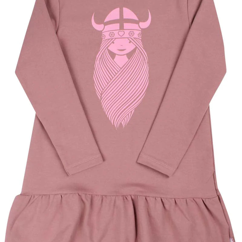 Daneshibuya Dress Dk Rose Beige FREJA