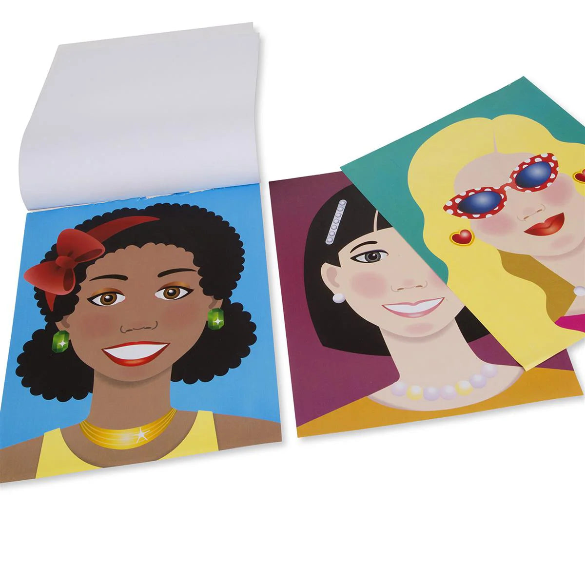 Reusable Stickers Pad Make-A-Face