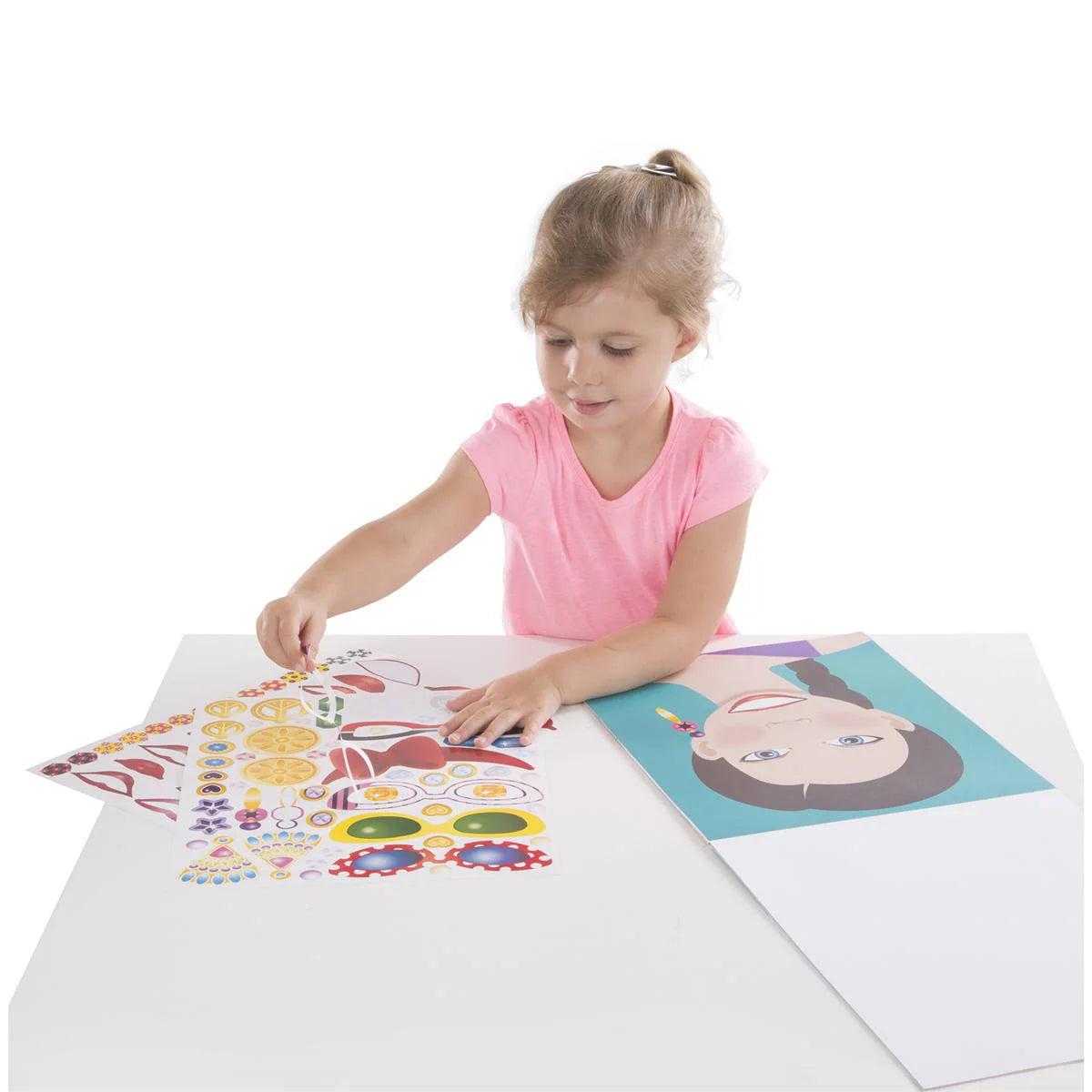 Reusable Stickers Pad Make-A-Face