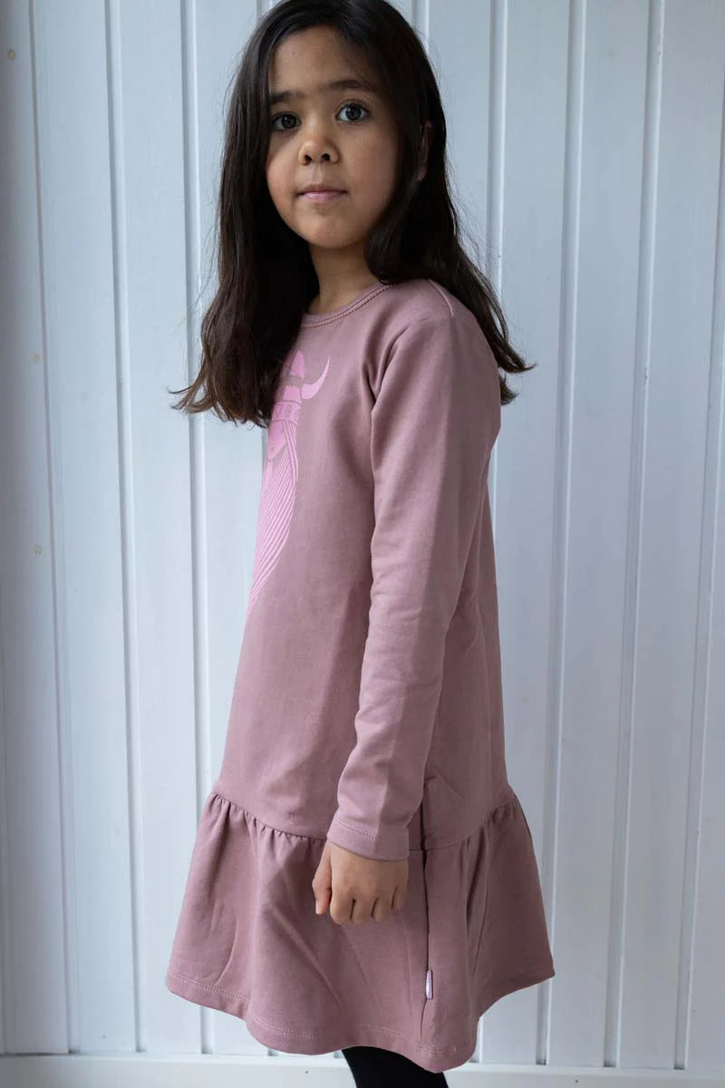 Daneshibuya Dress Dk Rose Beige FREJA