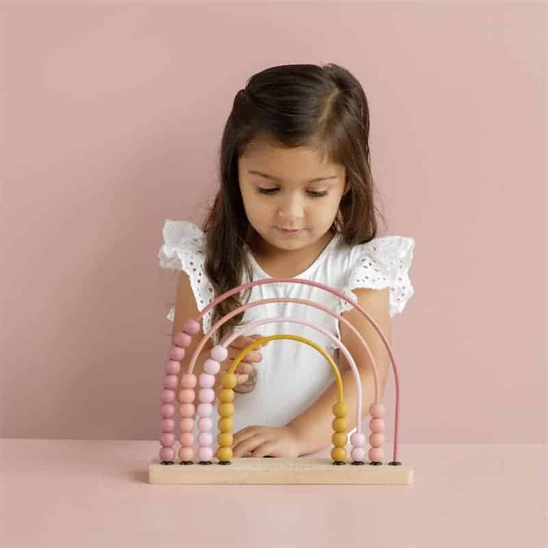 Little Dutch Rainbow Abacus, Rosa