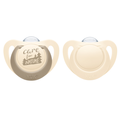 NUK For Nature Sut, Beige Silikone