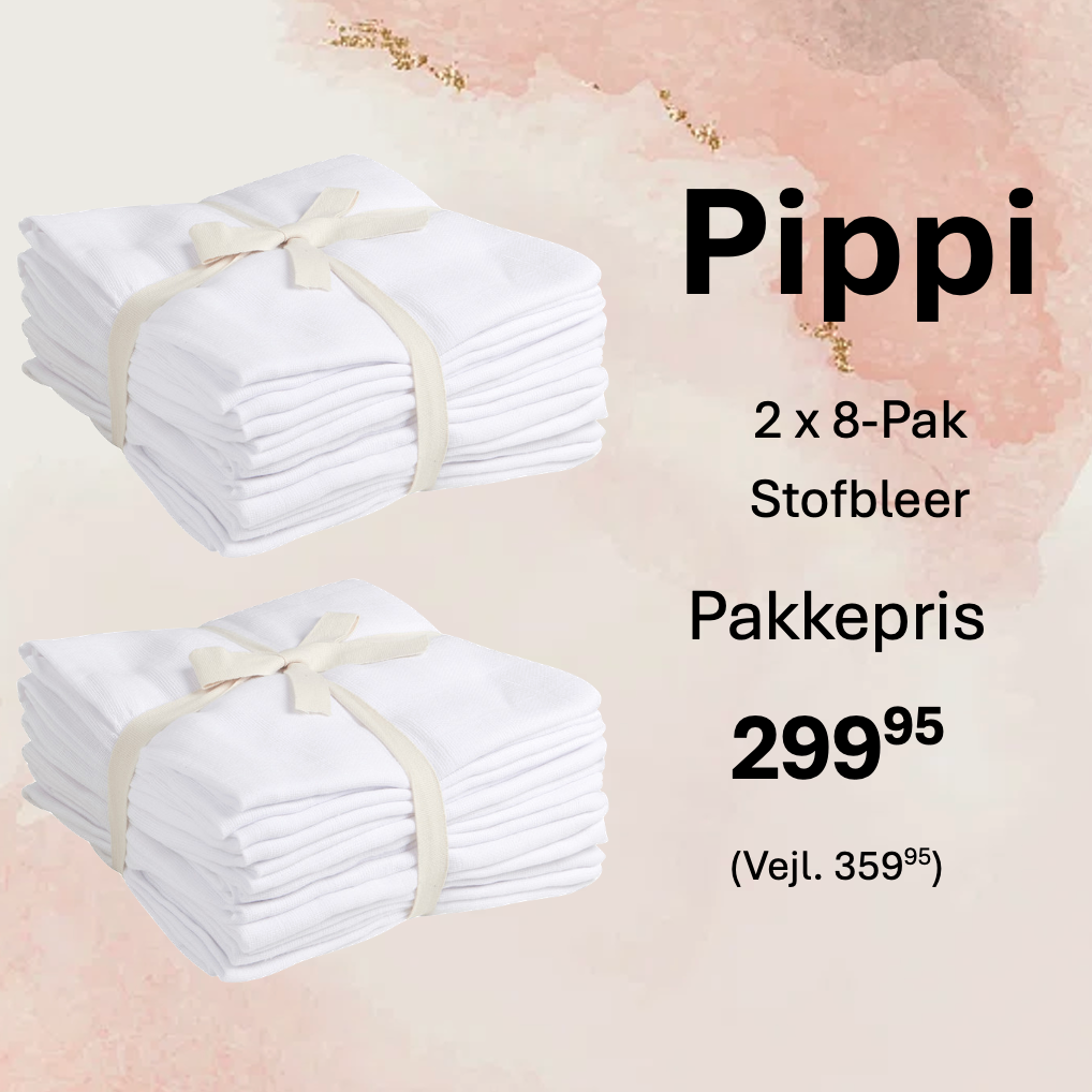 Pippi 2 x 8-Pak Stofbleer