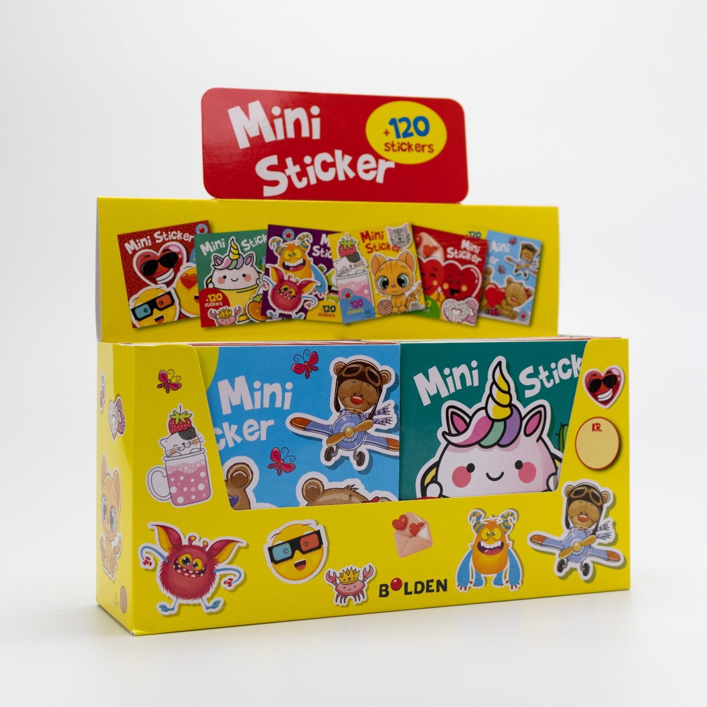 Forlaget Bolden: Mini Stickers Bog