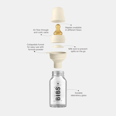BIBS Sutteflaske Glas, 110 ml